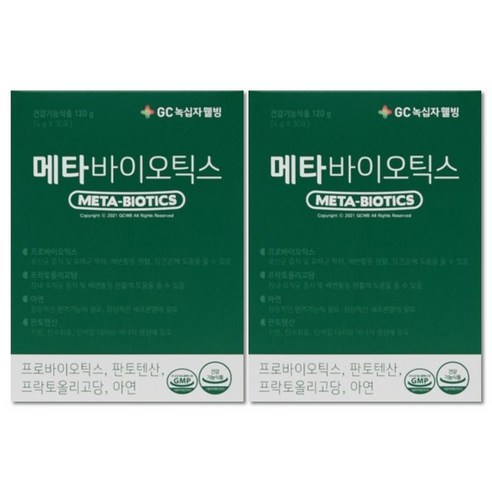 GC녹십자웰빙 메타바이오틱스 30p, 2개, 120g