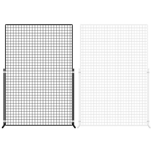 메쉬망 진열대 (망-다리세트) - 1200x1800mm, 화이트, 1개