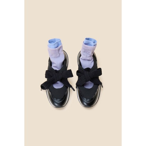 슈콤마보니Wave mary jane sneakersblack DG4DA24501BLK1240328