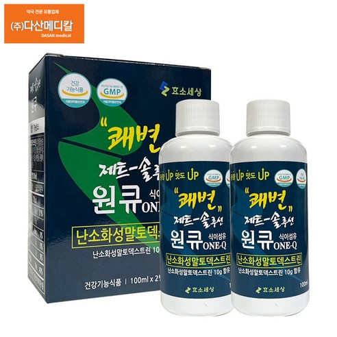 [배변 건강기능식품] 제트솔루션 원큐 100ml, 2개, 2개