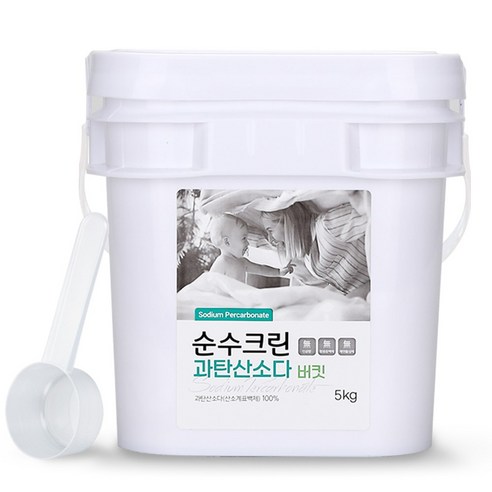 순수크린 과탄산소다 5kg 버킷 대용량 1등급원료 산소계표백제, 1개