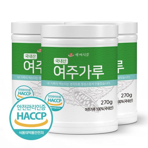 여주가루분말 국내산 270g 3통 HACCP 인증제품, 3개