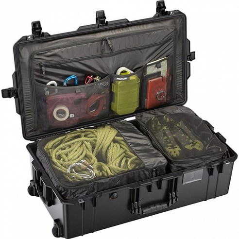 펠리칸 Pelican 1615 TRAVL Air 캐리온 여행용 하드케이스, 1개, 차콜그레이 Charcoal Gray