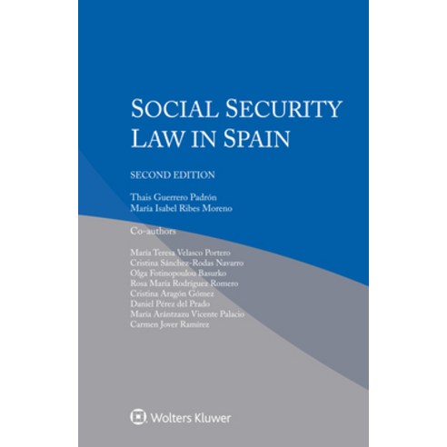 (영문도서) Social Security Law in Spain Paperback, Kluwer Law International, English, 9789403549002