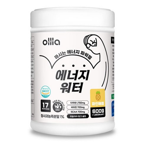 올라 에너지 워터 덱스퓨얼, 1개, 600g