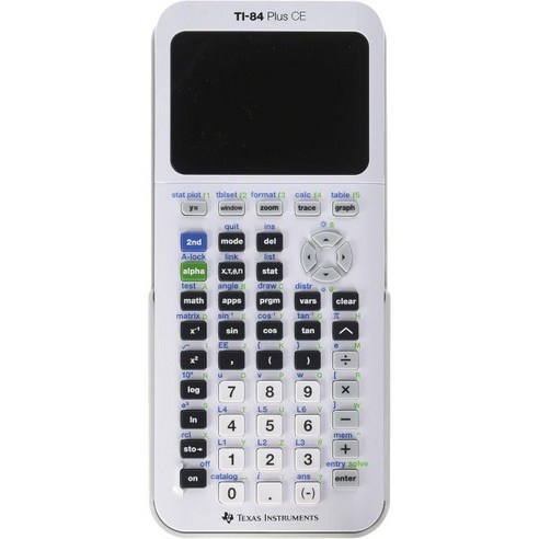 Texas Instruments TI-84 Plus CE 그래핑 계산기 화이트 미분방정식