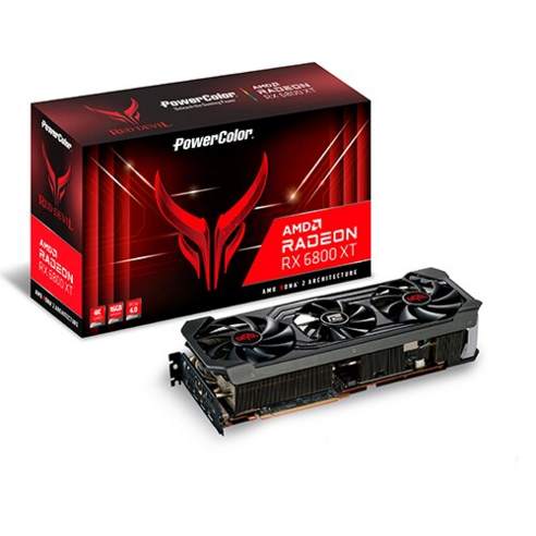 PowerColor 라데온 RX 6800 XT Red Devil D6 16GB 풀박스 재입고