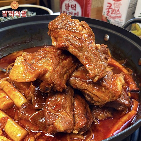 팔덕식당 매운 등갈비찜 2인분 밀키트, 1kg, 1개 - 국/찌개/탕 | 쿠팡