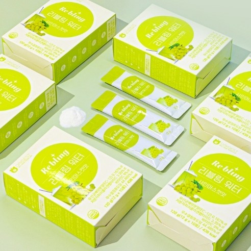 수분을 위한 필수품: 리블링워터 샤인머스켓맛 수분충전 기능성음료