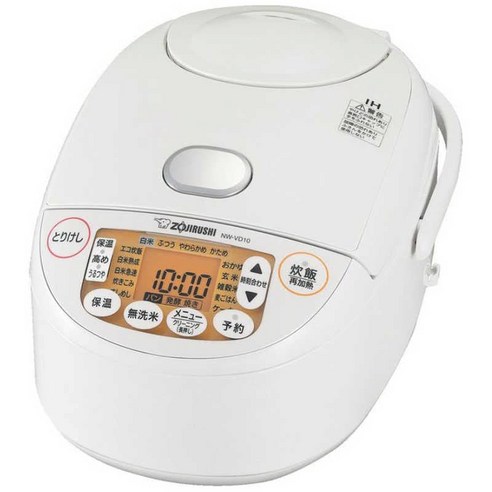 ZOJIRUSHI 상인 IH 밥솥 (5.5 합밥) 극히 밥 화이트 NW-VD10-WA, 한개옵션0, 1개