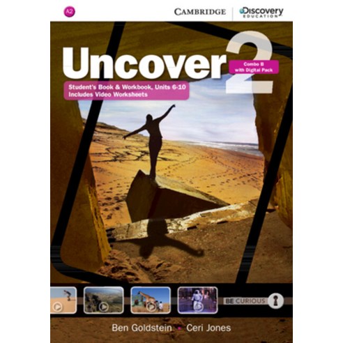 (영문도서) Uncover Level 2 Combo B with Online Workbook and Online Practice Paperback, Cambridge Discovery Education, English, 9781107515062