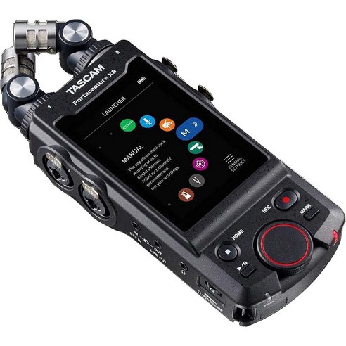 TASCAM Portacapture X8 32bit 192kHz 8 USB Youtube ASMR (태스컴) 플로트 (고해상도) 트랙 휴대용 레코더, 기본