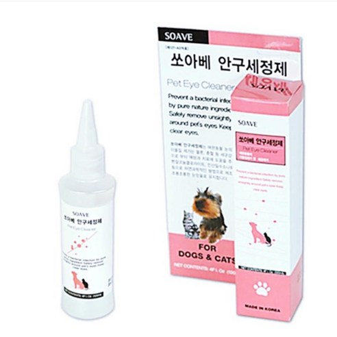 쇼프 120ml 반려동물 안구 눈세정제 세균감염 충혈 NWF8A83D, 1개