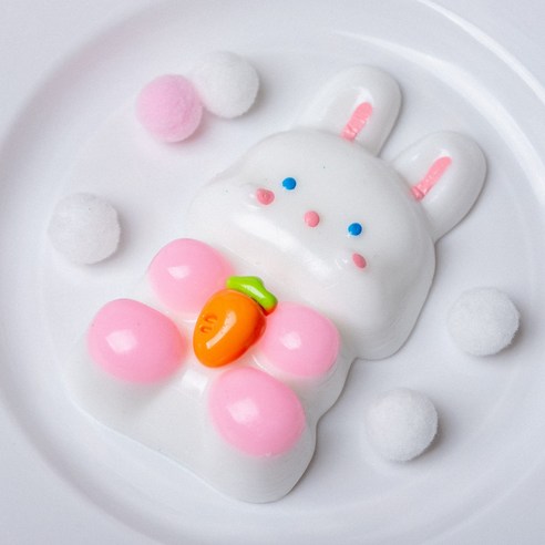 [이거쩌거] 귀여운 쫀득말랑이 스트레스해소, 1개, 50g, 당근토끼