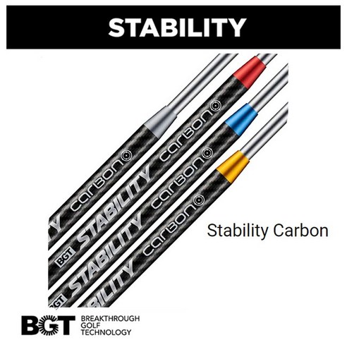   (카네 정품) Stability 스테빌리티 퍼터 전용 샤프트 스태빌리티 Stability Carbon + 작업비 무료, Satin, 레드