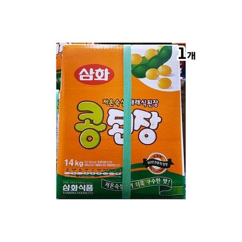 콩된장(삼화 14K)/재래식/대용량/업소용/구수한/찌개, 14kg, 1개 재래식된장14 Best Top5