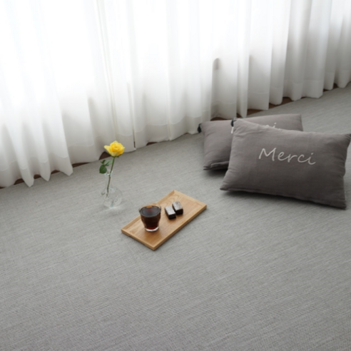 자연의 질감과 편리함의 조화, 마하나홈 벨기에 사이잘룩 러그