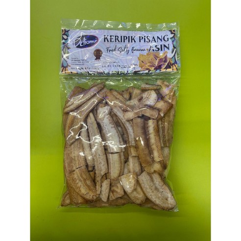 끄리삑 삐상 아신 190g HALAL 말린 바나나, 1개, 190
