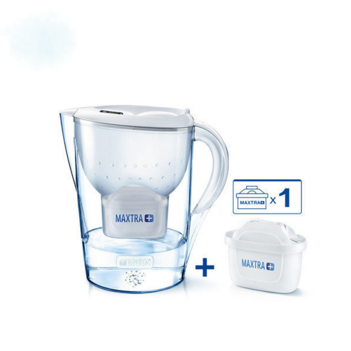 BRITA 브리타 마렐라 XL 3.5L 맥스트라필터 주전자1개+필터심1개, 화이트