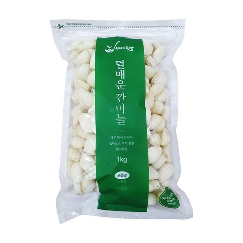 친환경팔도 [산지직송] 황토밭 깐마늘(대서)1kg, (중)1kg, 1개