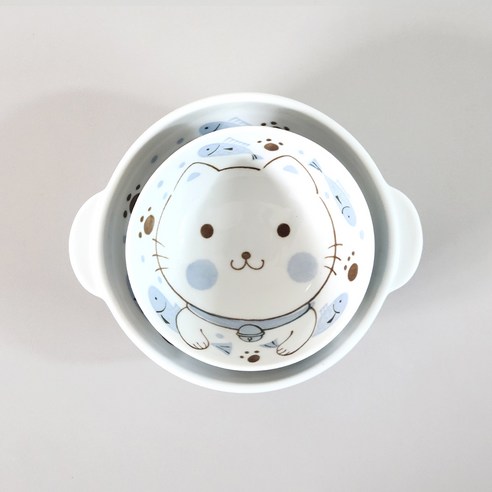 귀여운 나고미 고양이 밥그릇으로 아이에게 즐거운 식사 시간을 선물하세요!