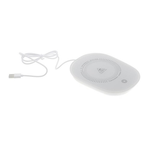사무실 차 커피 머그 머그 난방 매트 난방 패드 전기 절연 코스터에 유용한 USB 전원 공급 장치, 160x120x20mm, 유리