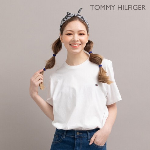 타미힐피거 T3139 크루넥 반팔 티셔츠 – 화이트 타미힐피거반팔 타미힐피거 T3139 크루넥 반팔 티셔츠 – 화이트 타미힐피거반팔