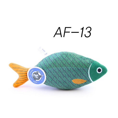 ADUCK 고양이 장난감 물고기 인형, AF-13, 1개
