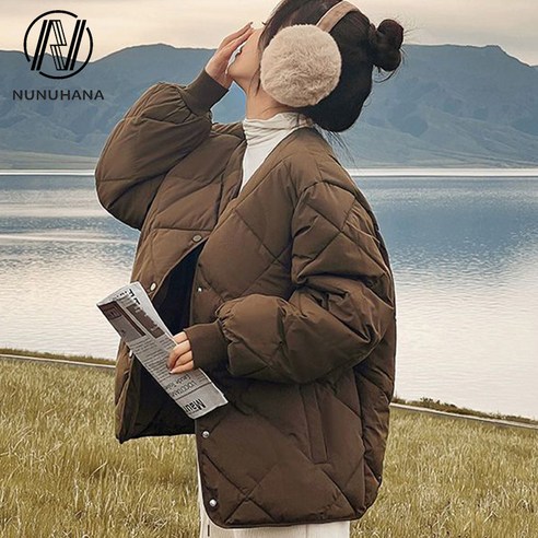 경량 디자인, 보온성이 뛰어남, 여성용 겨울 패딩 점퍼