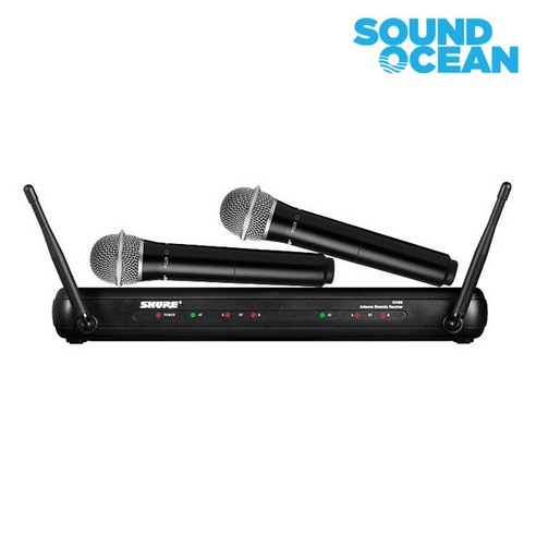 슈어 무선마이크 SHURE Wireless Microphone, SVX288/PG28(듀얼 무선핸드)