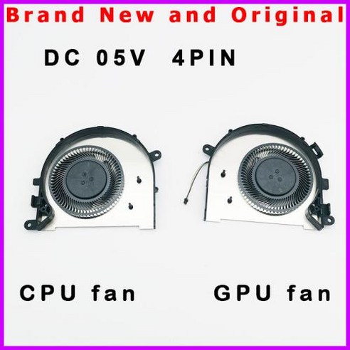 새로운 노트북 CPU GPU 팬 쿨러 레노버 ideapad 요가 C94015IRH 915IMH5 81TE 82DE EG70050S11C030S9A EG70050S11C040S9A, 2) GPU fan