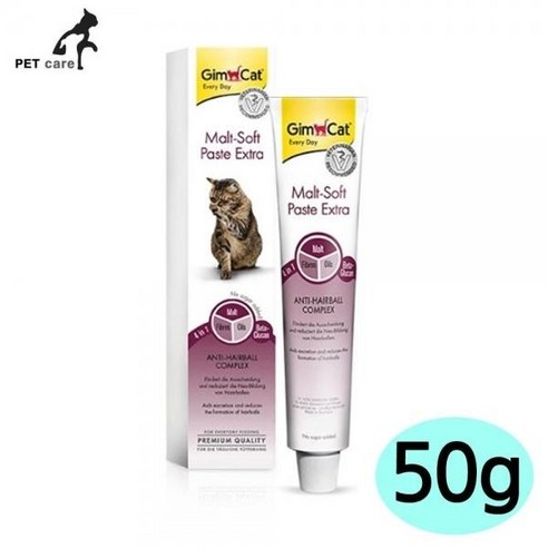 짐펫 몰트소프트 엑스트라 50g (헤어볼 제거제), 1개