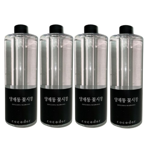 코코도르 대용량 디퓨저 리필액, 양재동꽃시장, 500ml, 4개 탈취/방향/살충 Best Top5