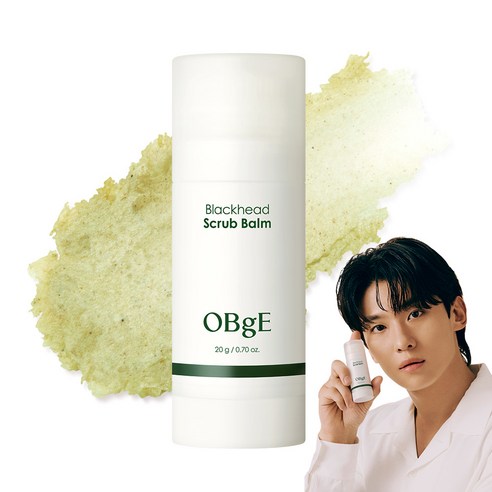 OBge 블랙헤드 스틱 스크럽 밤으로 매끄러운 도자기 코를 경험하세요!