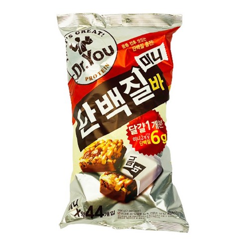 오리온 닥터유 미니 간식용 단백질바 x 40봉, 40개