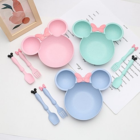 사랑스러운 아이를 위한 안전하고 실용적인 작은보물 유아 식기세트
