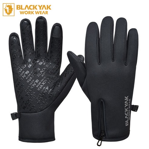 블랙야크 스마트터치 S-네오글러브 블랙 방한장갑 블랙야크장갑