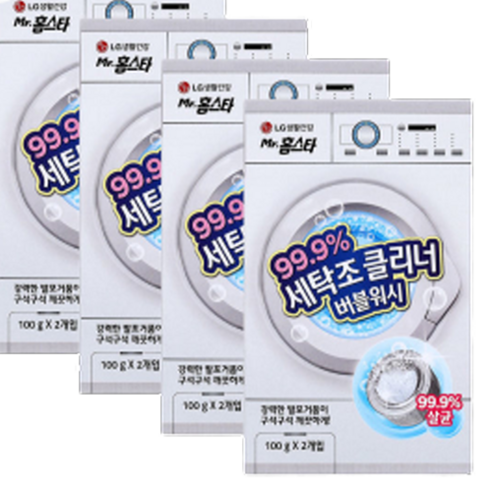 홈스타 세탁조 클리너 버블워시, 100g, 6개