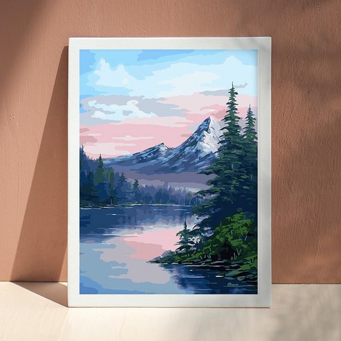 골피아 DIY 그림그리기 유화세트 40 x 50 cm 록키산맥, 단품