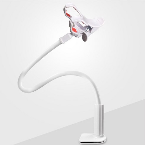 휴대폰 홀더 스탠드 휴대용 책상 브래킷 마운트 스탠드 베이스 브래킷 지지대 75cm, White
