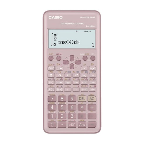 카시오 공학용계산기 FX-570ES PLUS, 1개, FX-570ES PLUS-2 핑크