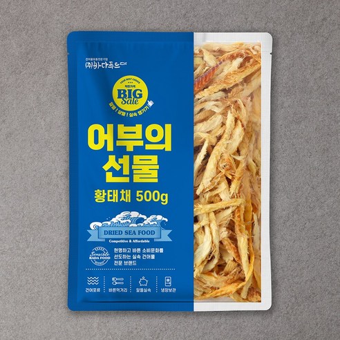 바다푸드 황태채 덕장에서 섬세하게 손질한 프리미엄 황태 포와 1kg의 황태채 1개 바다푸드 황태채 덕장에서 섬세하게 손질한 프리미엄 황태 포와 1kg의 황태채 1개