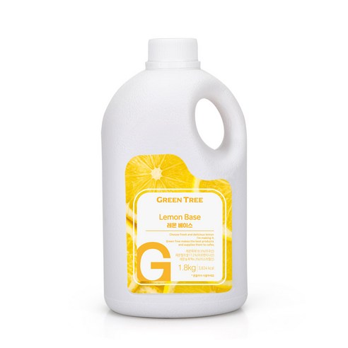 그린트리 레몬 에이드 베이스 1.8kg, 1.8L, 1개