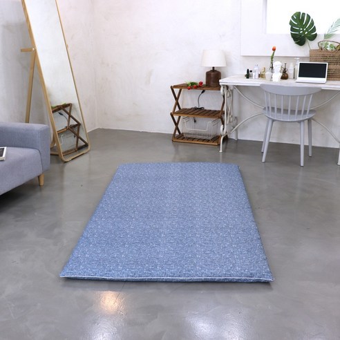 양면사용 누빔 요커버 바닥이불 요매트커버 S/SS/Q, 그레이