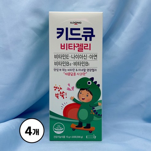 키드큐 비타젤리 어린이 종합영양제, 15g, 80개