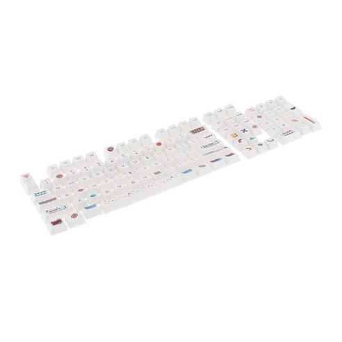 108 키 PBT Keycaps OEM 프로필 DYE-Sub 61/87/104/108 기계식 게임용 키보드 DIY 액세서리용 체리와 호환 가능, 108-키, 멤피스 R2