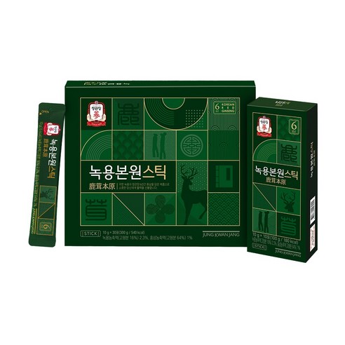 정관장 녹용본원스틱 10g x 30포 1set (쇼핑백포함), 1개, 300g