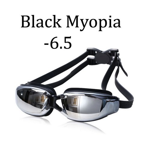 [XIG] XIG 수영안경 처방전 자외선 차단 남성 여성 방수 실리콘수영복 잠수안경, Myopia -6.5