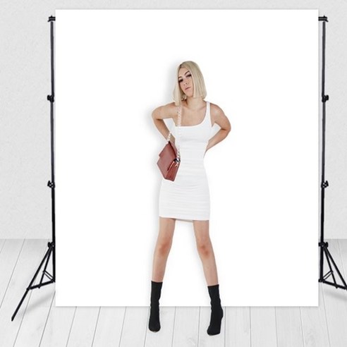 링클 배경 XL 세트 배경천 거치대 스튜디오 촬영 배경, 01. 화이트 KIT-WR2820-XL, 1개 사베지배경지