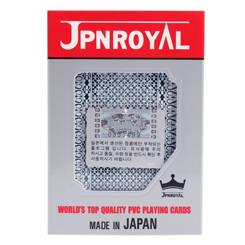 JPNROYAL/정품/1개(낱개)/일본산 포커용 카드, 1개